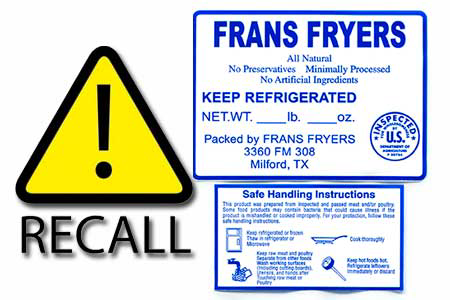 US: Poultry recalled for non-inspection