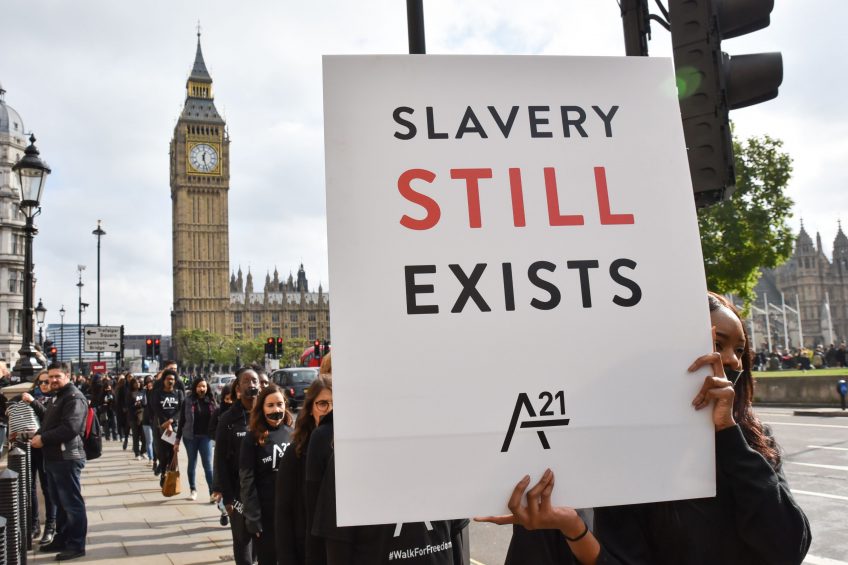 UK Modern Slavery Act prompts action from poultry companies. Photo: Matthew Chattle/Rex/Shutterstock