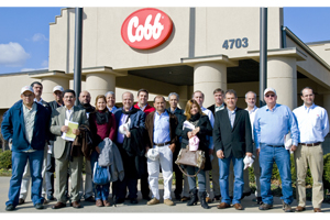 Cobb headquarters welcomes international visitors