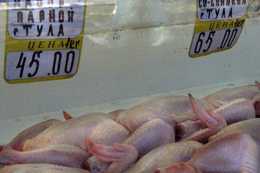 Russia considering nitrofurans ban in poultry feed. Photo: AFP / Alexander Nemenov
