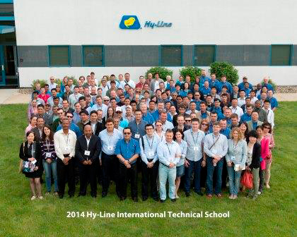Over 35 countries represented at Hy-Line technical school