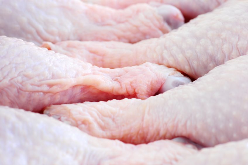 Mandatory Credit: Photo by Monkey Business Images/REX/Shutterstock (1399812a) Raw chicken drumsticks in a supermarket package VARIOUS
