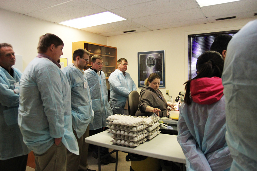Hy-Line hosts tour for egg industry leaders