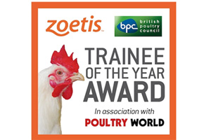 Zoetis and BPC sponsor Poultry Trainee of Year Award