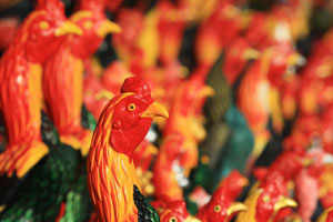 A royal army of chickens