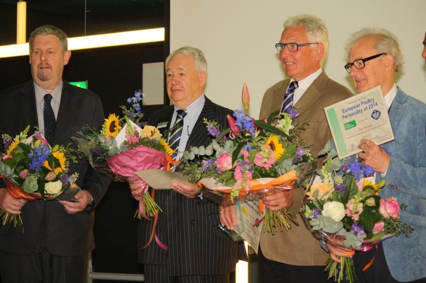 Piet Simons awarded Poultry Personality at VIV Europe