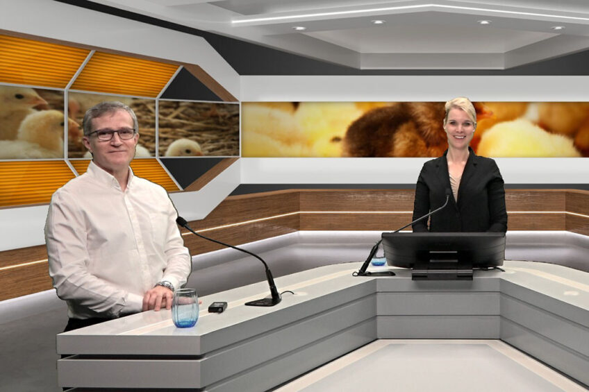 Poultry World's Antibiotic Reduction webinar was hosted by Liza Bruggeling. She was joined in studio by Dr Alain Riggi from Phileo by Lesaffre, and remotely by Daniel Parker from Slate Hall Veterinary Services and Guilherme Borchardt from Chr. Hansen.