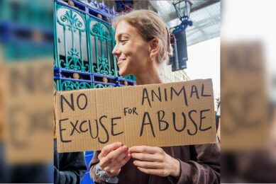 PETA protesters are very clear about animal rights; there is no excuse for animal abuse. Photo: ANP