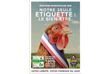 Les Fermiers de Loue, won this year s best marketing award for their humorous and eye-catching street poster campaign. Photo: Les Fermiers de Loue