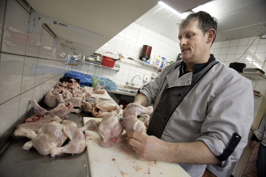 Birtwistles, which supplies butchered poultry to hotels and restaurants across the UK, said small breast fillets used in chick burgers were down 40% as Polish supply dried up. Photo: Koos Groenewold