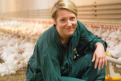 Hanna Hamina runs a broiler farm in Finland and is also executive director of the Finnish Poultry Association. Photo: Hanna Hamina