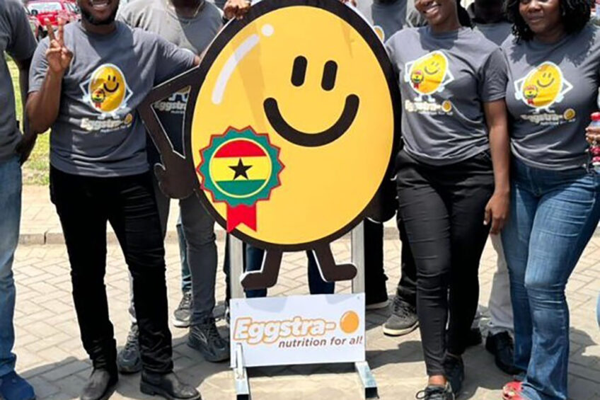 A national egg promotion campaign in Ghana, named ‘Eggstra-O’, is promoting the nutritional value of eggs. Photo: Joy Online