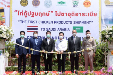 CP Foods celebrates “a new era for Thai and Saudi trade” at a ceremony held in March. Photo: CP Foods