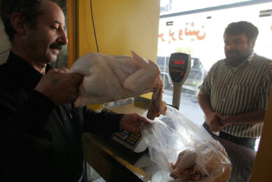 The price of chicken products is regulated by the Iranian government, which struggles against soaring food inflation. Photo: ANP