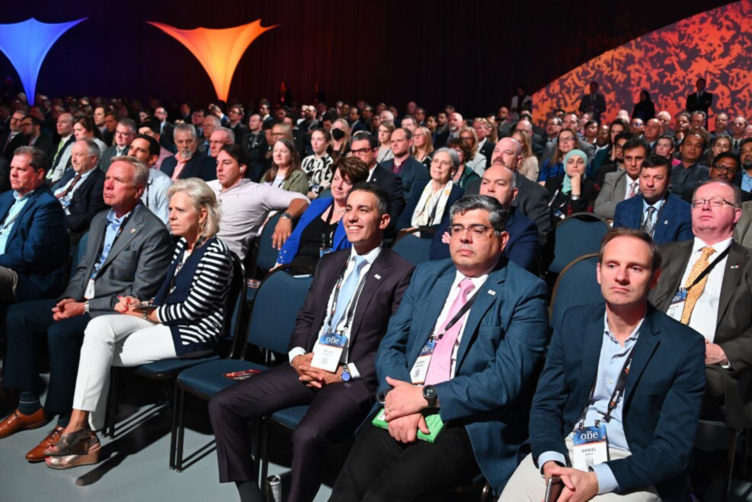 Close to 3,000 delegates joined the Alltech One Ideas conference in person, another 5,000 online. Photo: Alltech