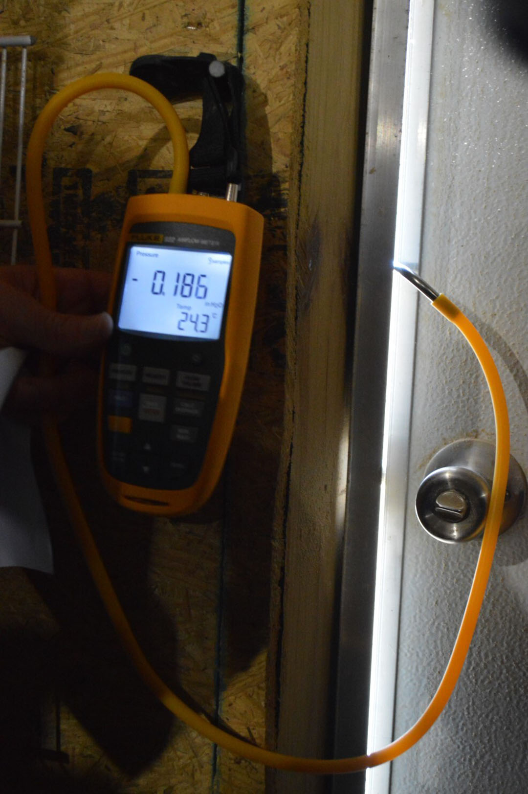 It is impossible to properly ventilate a house that doesn’t seal well. Check how well sealed the house is by using a very simple pressure evaluation test.