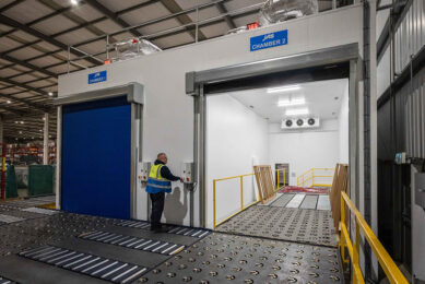 New climate-controlled holding rooms for Aviagen chicks at Heathrow airport